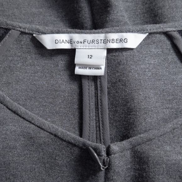 Diane von Furstenberg Women’s Dress Capsule Minimalist Modern Classic Gray 12 - Picture 10 of 10